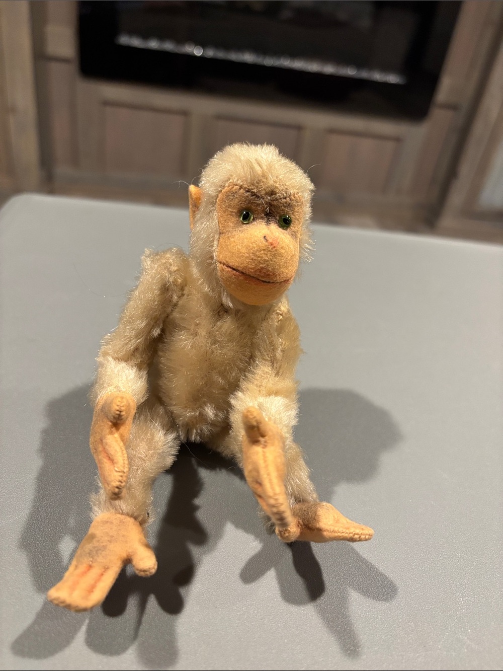 Steiff vintage Plush Monkey poseable